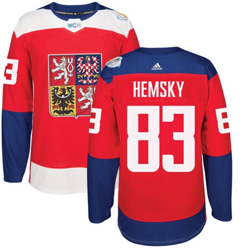 Team Czech Republic #83 Ales Hemsky Red 2016 World Cup Stitched NHL Jersey
